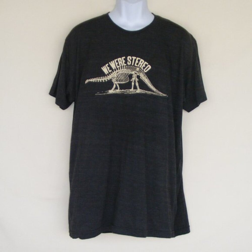 WE WERE STEREO Tshirt, XL, Dinosaur Bones, Band